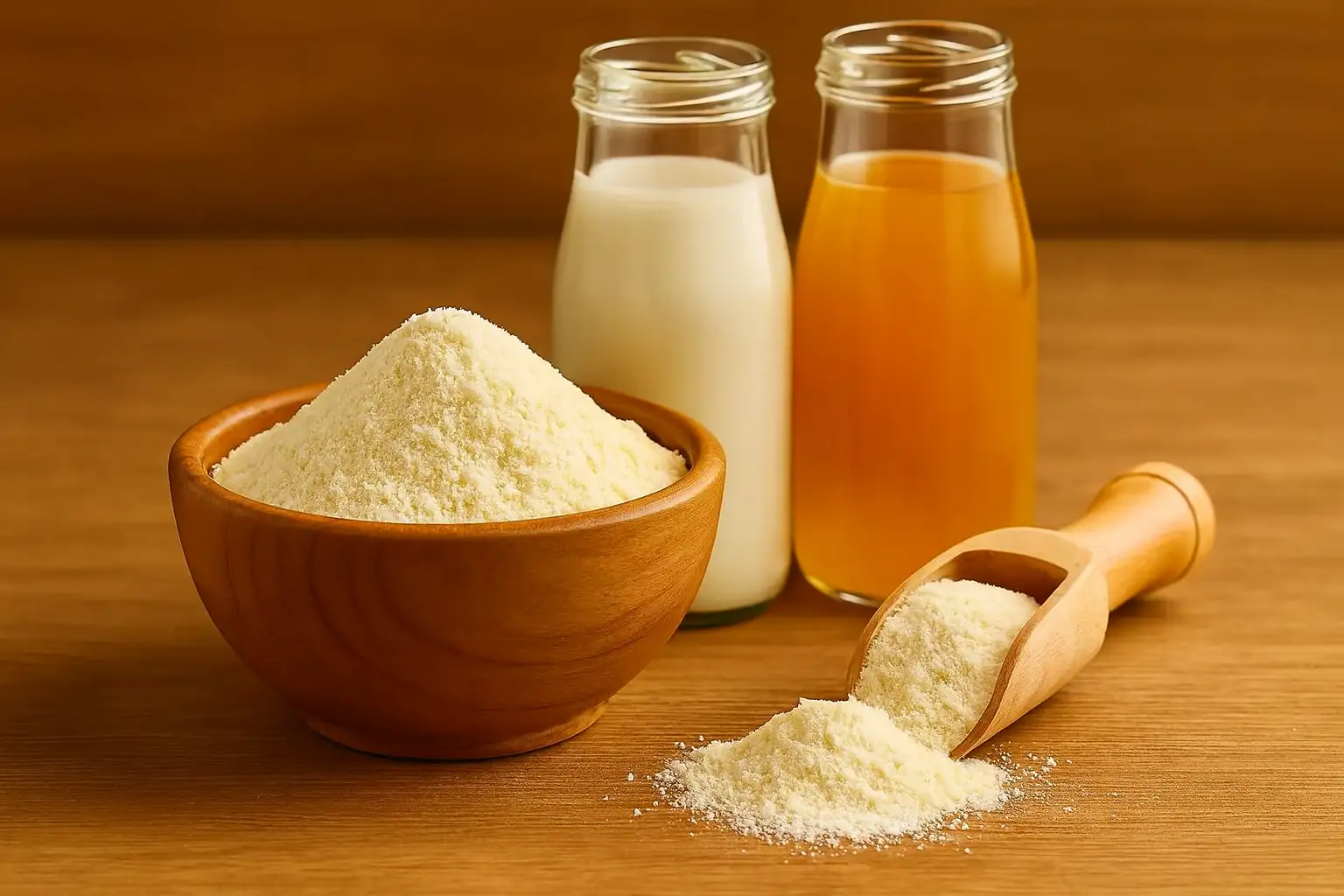 مسحوق الحليب النباتي